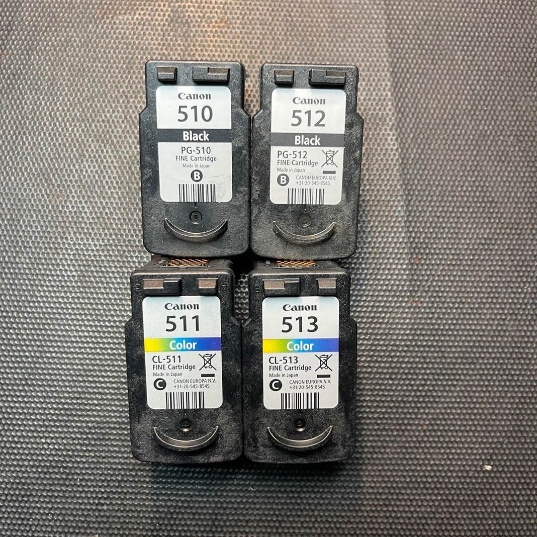 Ankauf leere Canon 510, Canon 511, Canon 512, Canon 513, Canon PG-510 CL-511 PG-512 CL-513 Druckerpatronen leer verkaufen hier