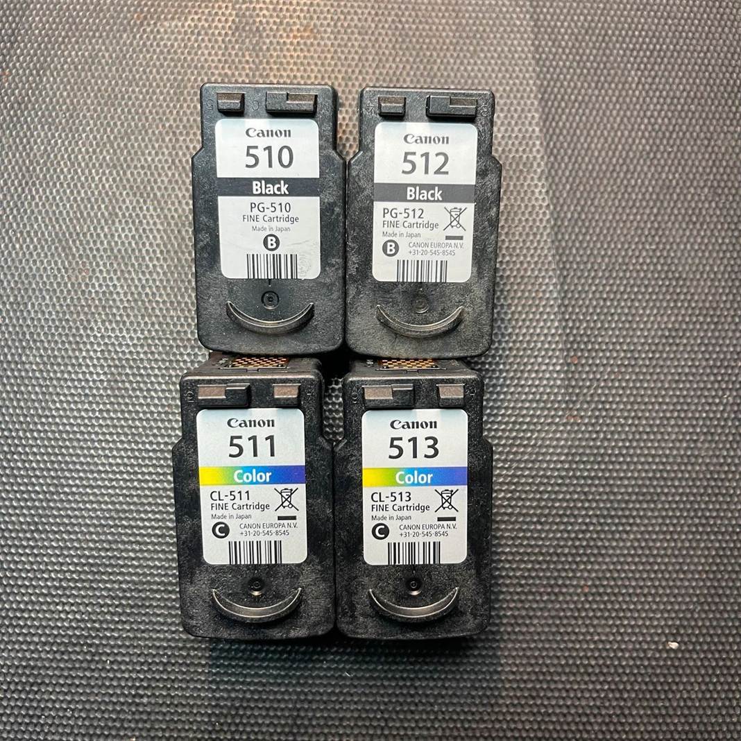 Ankauf leere Canon 510, Canon 511, Canon 512, Canon 513, Canon PG-510 CL-511 PG-512 CL-513 Druckerpatronen leer verkaufen hier